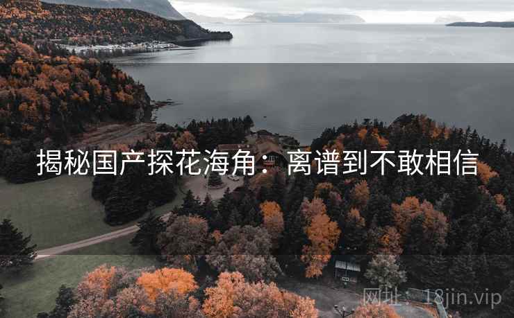 揭秘国产探花海角：离谱到不敢相信